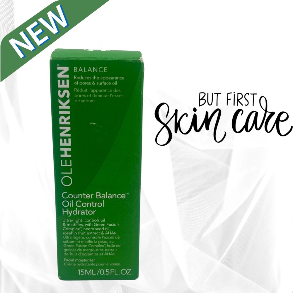 Ole Henriksen Counter Balance Oil Control Hydrator - Facial Moisturizer 15ml NEW